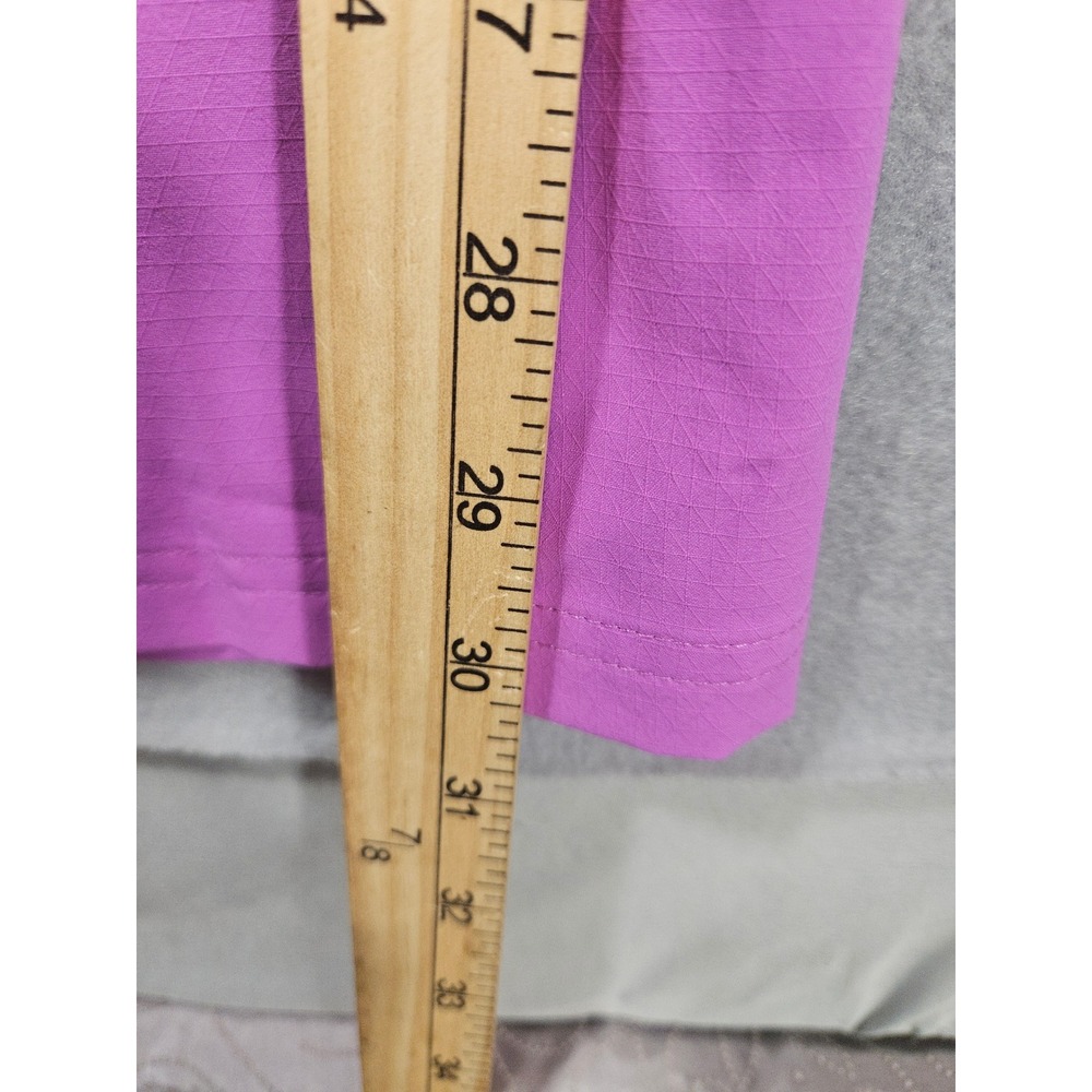 Puma ESS Ripstop Straight Pants Wild Berry Pink Snap Button Hem Womens Small NEW - Picture 4 of 13
